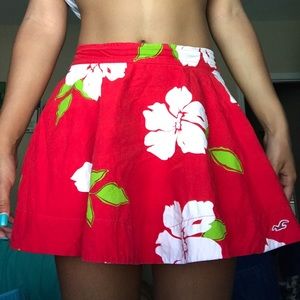 Hollister floral skirt